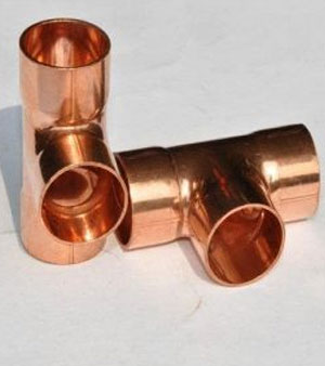 Copper Swaging Tee Fittings