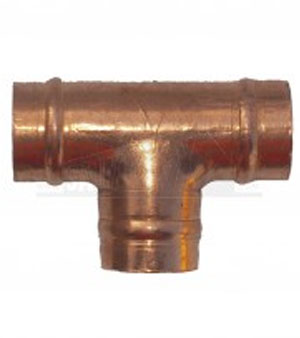 Pre-Solder Copper Equal Tee